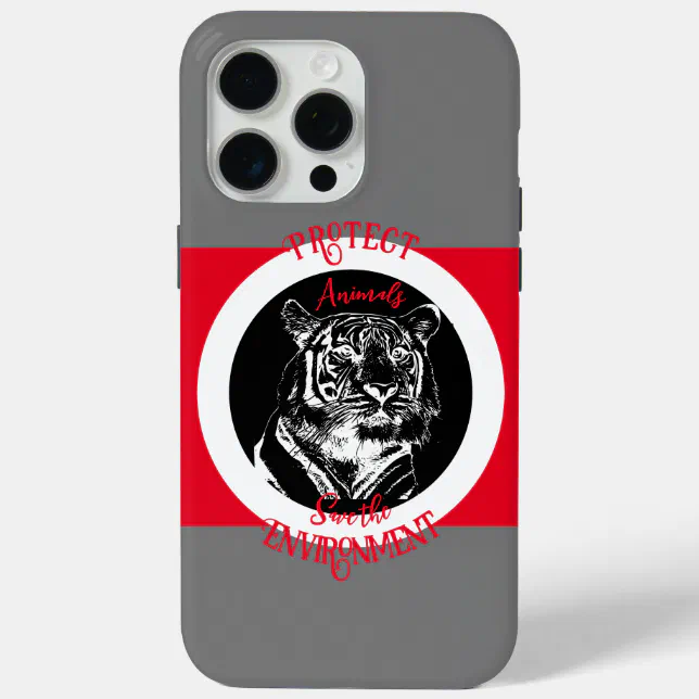 Roar of conservation iPhone 15 pro max case