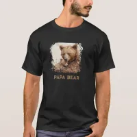 *~* PAPA BEAR Father's Day Gifts Cub Art  AP86 T-Shirt