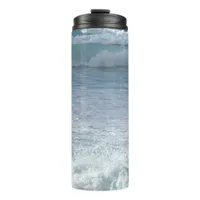 Surf Beach Ocean Waves Sea Foam Thermal Tumbler