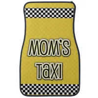 Mom's Taxi Funny Mama Humor Design Car Mat