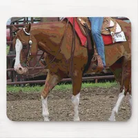 Western Horse Cartoon Effect Mouse Pad