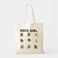 Rock Girl Funny Vintage Rock & Crystal