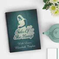 Tales of the bump Vintage Pregnancy Keepsake  Notebook