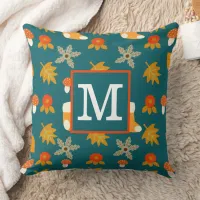 Personalized Fall Throw Pillow