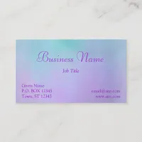 Cotton Candy Clouds Business Card