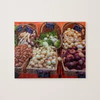 French Onion Market Stall Photo Jigsaw Puzzle