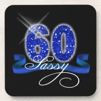 Sassy Sixty Sparkle Coaster