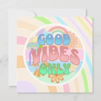 Good Vibes Only | Retro Vintage