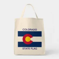 Colorado State Flag Tote Bag