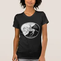 Faux Delaware State Quarter T-Shirt