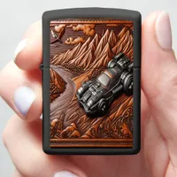 Classic Muscle Car in Dreamy Nature Zippo Lighter