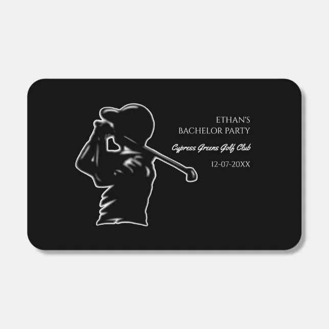 Golf Bachelor Party - Golfing trip Classic Stylish Matchboxes