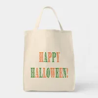 Halloween Festival Text Tote Bag