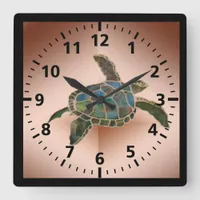 Clock - Sea Turtle