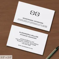 Professional Minimalist Logo Business Card