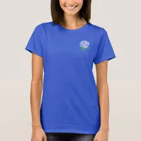 T-shirt - Rose in Shades of Color