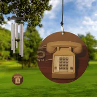 Vintage Retro Telephone Wind Chime