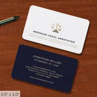 Simple Elegant Legal Business Card