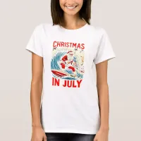 Festive Santa Shirt: White Delight T-Shirt