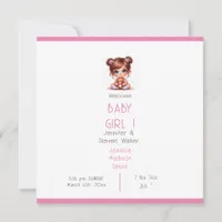 Baby Girl Birth Announcement