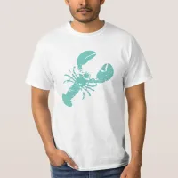 Lobster Grunge Blue Crustacean T-Shirt