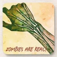 Zombie Hand Beverage Coaster