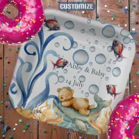 Underwater Theme Baby Shower Paper Plates