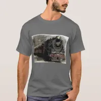 Black  Locomotive Train Shirt