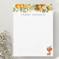 Aperol Spritz Orange Botanical Personalizable  Note Card