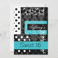 Sweet Sixteen party Invitation