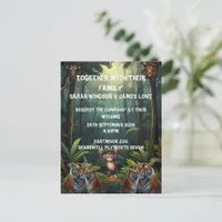 Personalize Wedding Zoo Invitation