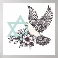 Peace Dove For Israel Poster