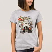 The Vintage Scooter Collage T-Shirt