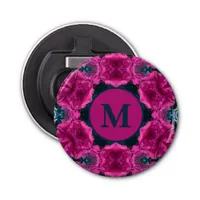 Pretty Pink Petunia Kaleidoscope Bottle Opener