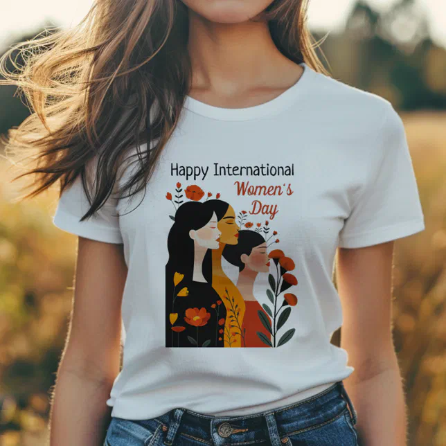 Happy International Women's Name T-Shirt