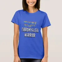 Fibromyalgia Warrior Invisible Illness T Shirt