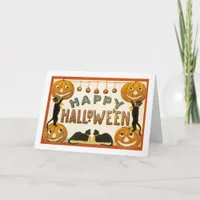 Vintage Halloween Greeting Card