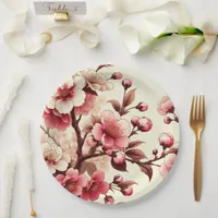 Cherry Blossom Paper Plates