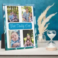 Personalized Best Dad Ever Photo   Plaque