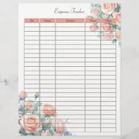 Wedding Bridal Expense Tracker Planner Page