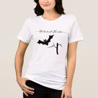 Dracula's Nocturnal Awaits Funny Bite of the Night Tri-Blend Shirt