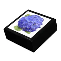 Blue Hydrangea Flower Keepsake Box