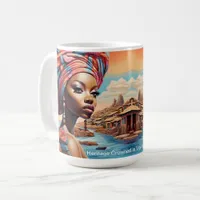 Dreams of Heritage: A Vibrant Future African  Coffee Mug