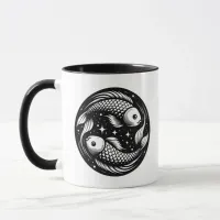 Horoscope Sign Pisces Symbol and Traits Mug