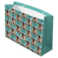 Personalized Photo and Name Birthday Wrap Large Gift Bag