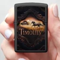 Timothy's Barn Horse Zippo Lighter