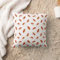 Funny Cockroach Patterned Throw Pillow