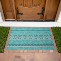 Southwest Turquoise Doormat