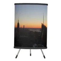 New York City Winter Sunset Photo Tripod Lamp