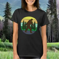 Sasquatch Believer | Vintage Sunset Bigfoot   T-Shirt